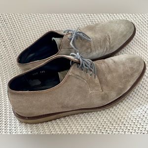 Men’s To Boot New York Adam Derrick tan suede lace up dress shoes SZ:10.5